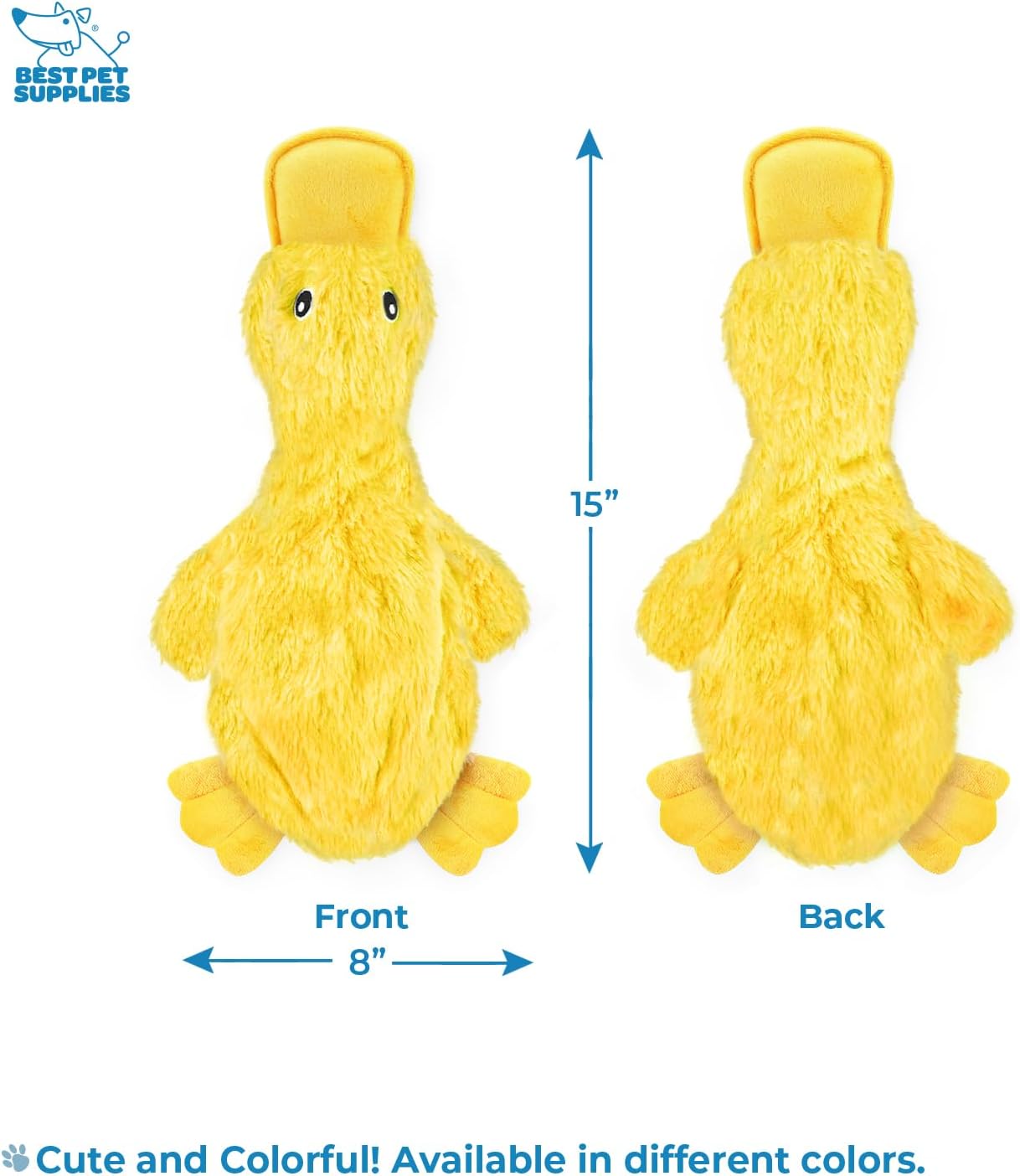 Crinkle Duck Chew Toy Fun