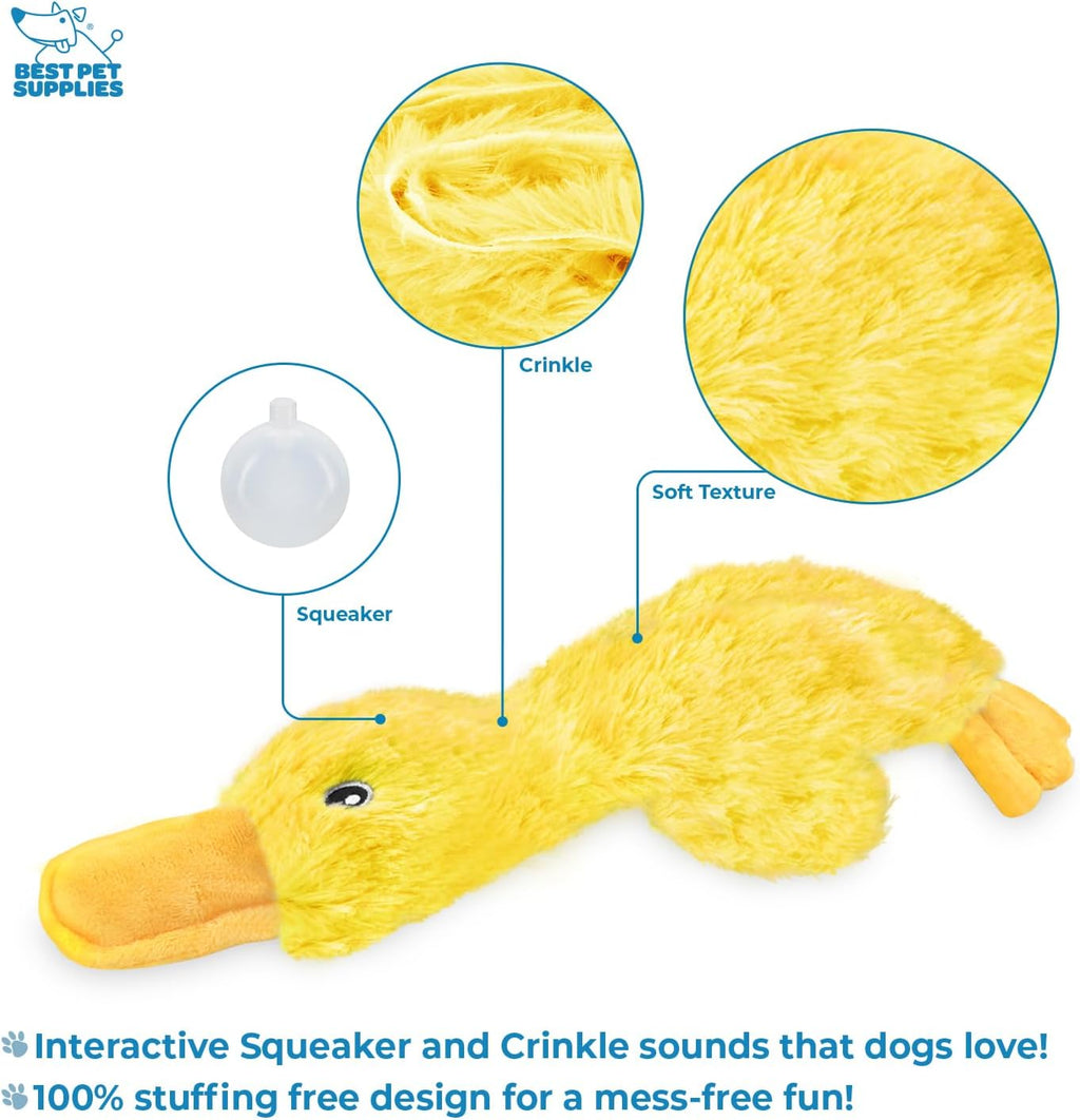 Crinkle Duck Chew Toy Fun